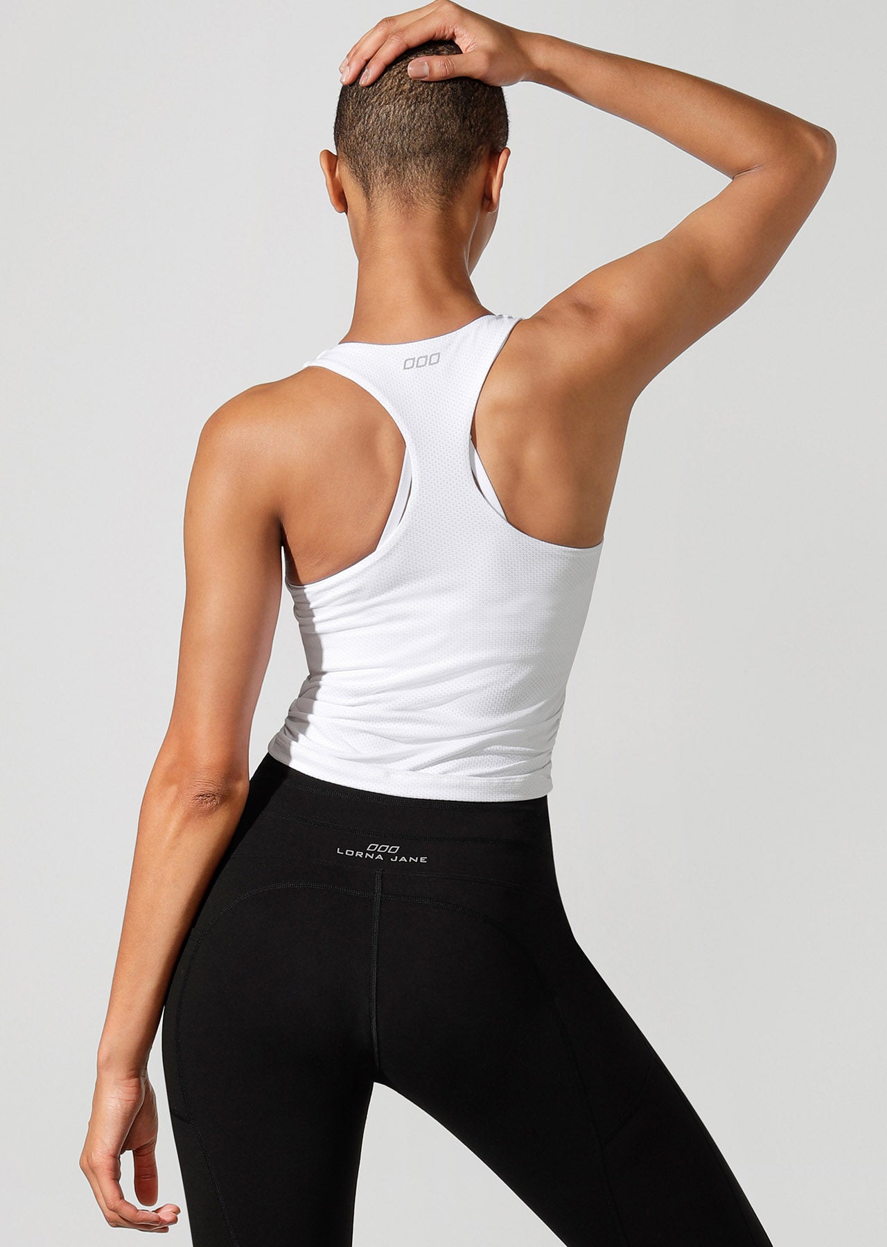 Lorna Jane Complete Comfort Cropped Excel Tank - White