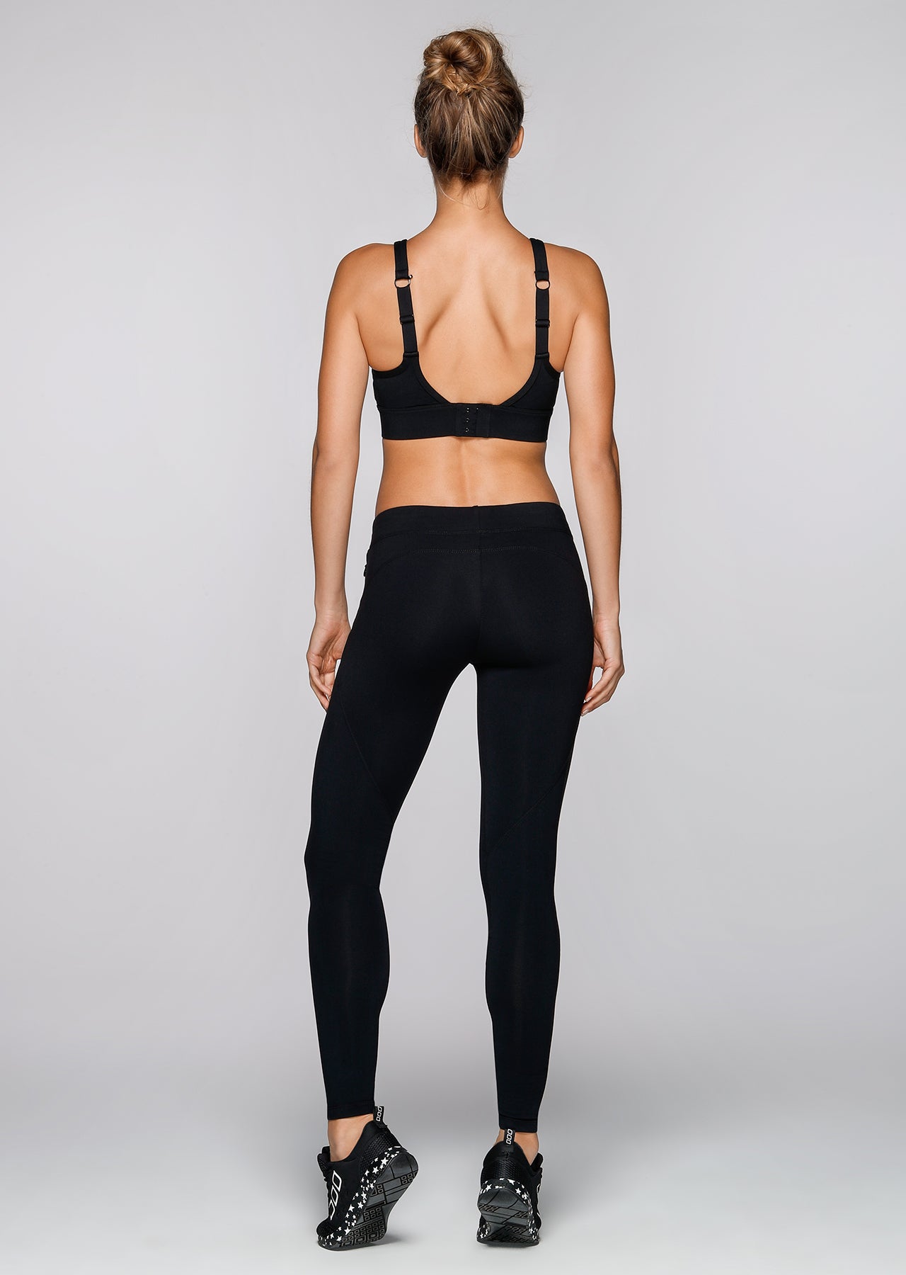 Lorna Jane Compress & Compact Sports Bra - Black