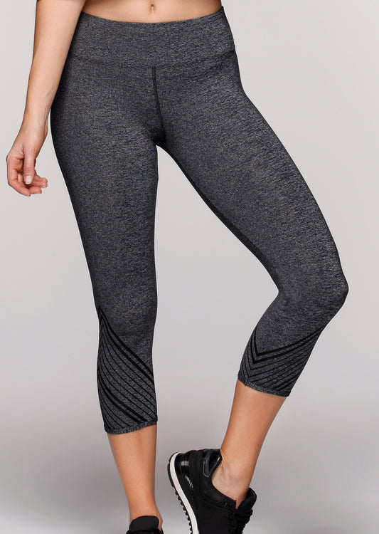 Lorna Jane Confidence Support 7/8 Tight - Char Marl