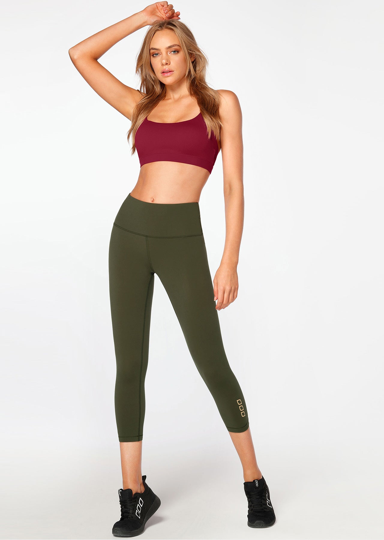 Lorna Jane Conquer 7/8 Tight - Dark Safari