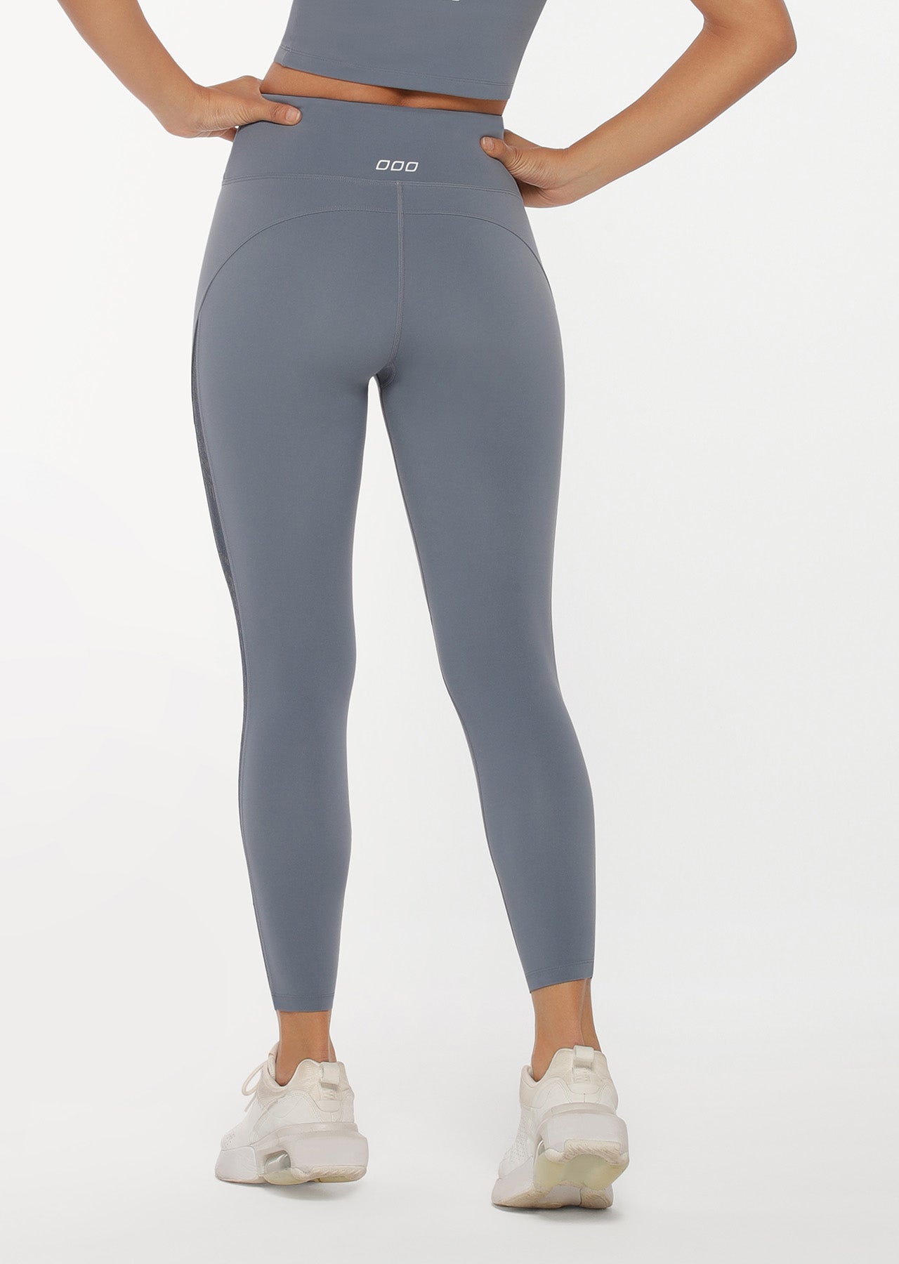 Lorna Jane Conqueror Ankle Biter Leggings - Powder Grey
