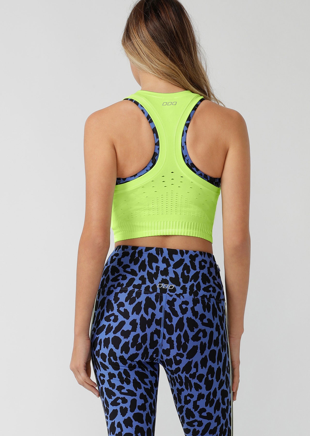 Lorna Jane Contour Seamless Cropped Tank - Neon Lemon Sorbet