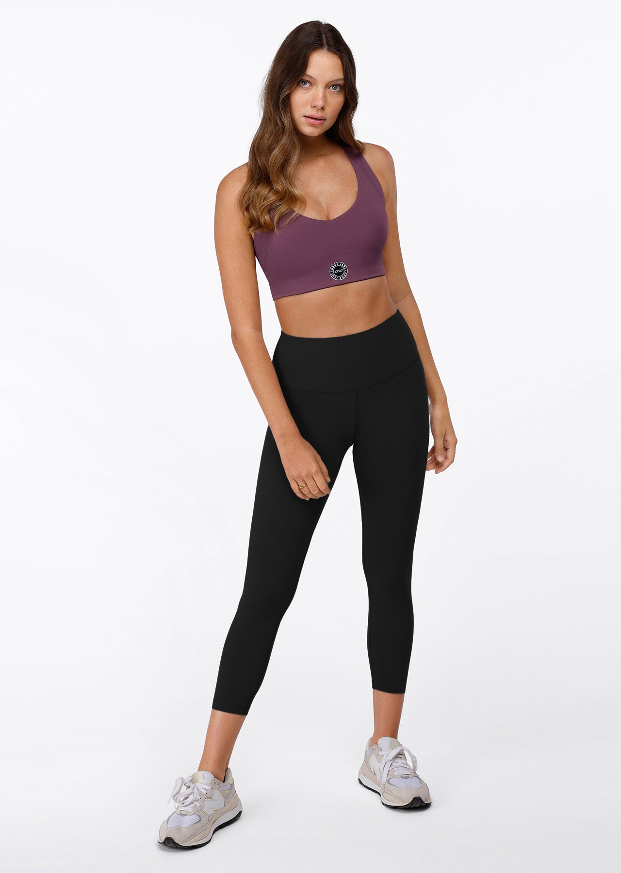 Lorna Jane Convex Compact Sports Bra - Soft Violet