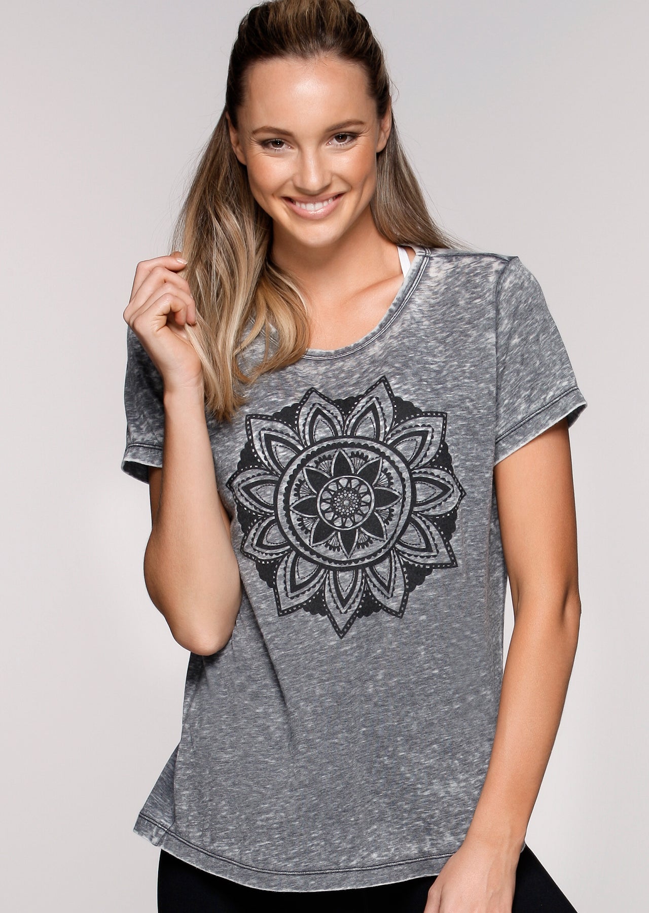 Lorna Jane Cool Girl S/Slv Top - Black