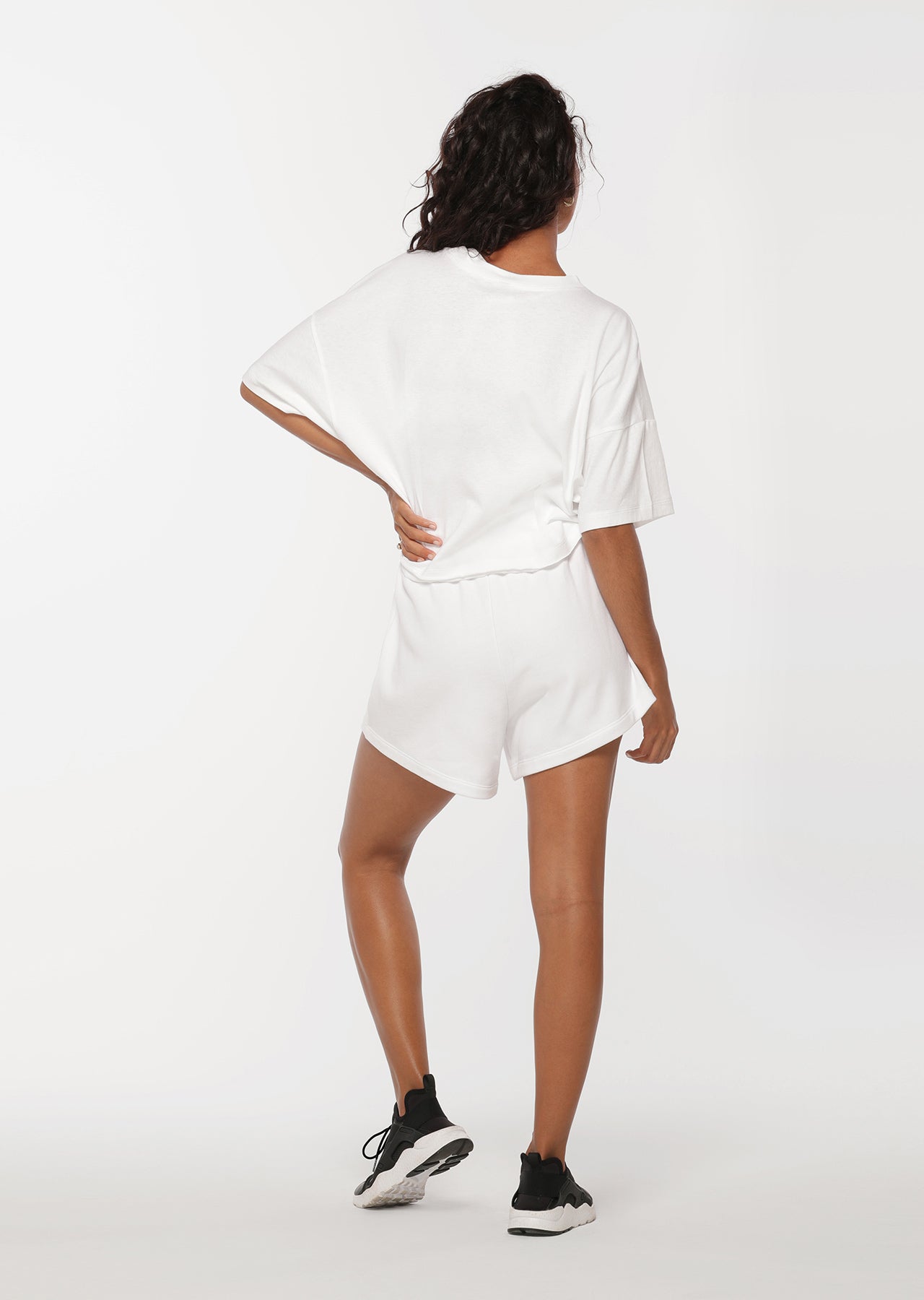 Lorna Jane Cool Girl Sweat Shorts - White