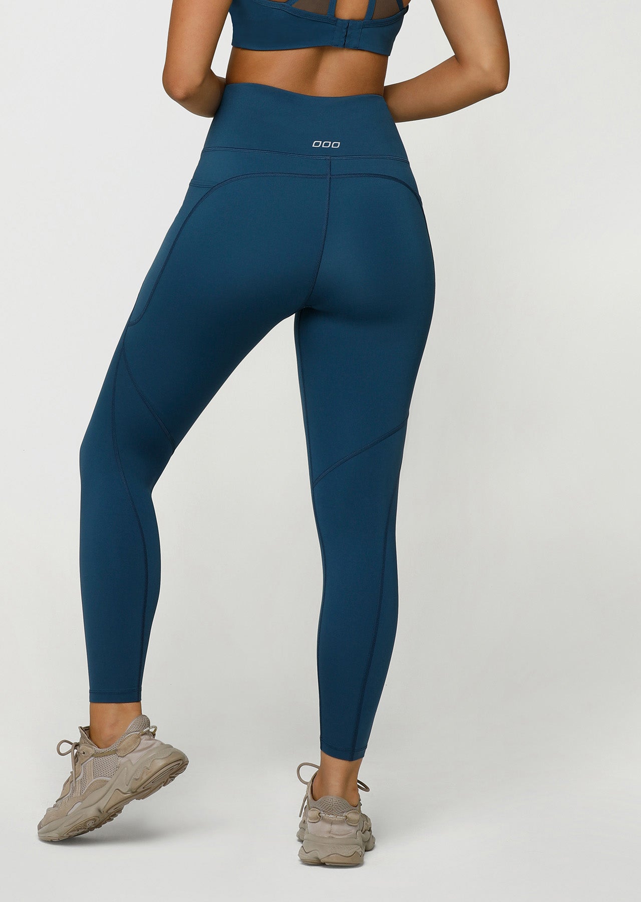 Lorna Jane Cool It Booty Support Ankle Biter Leggings - Pale Indigo