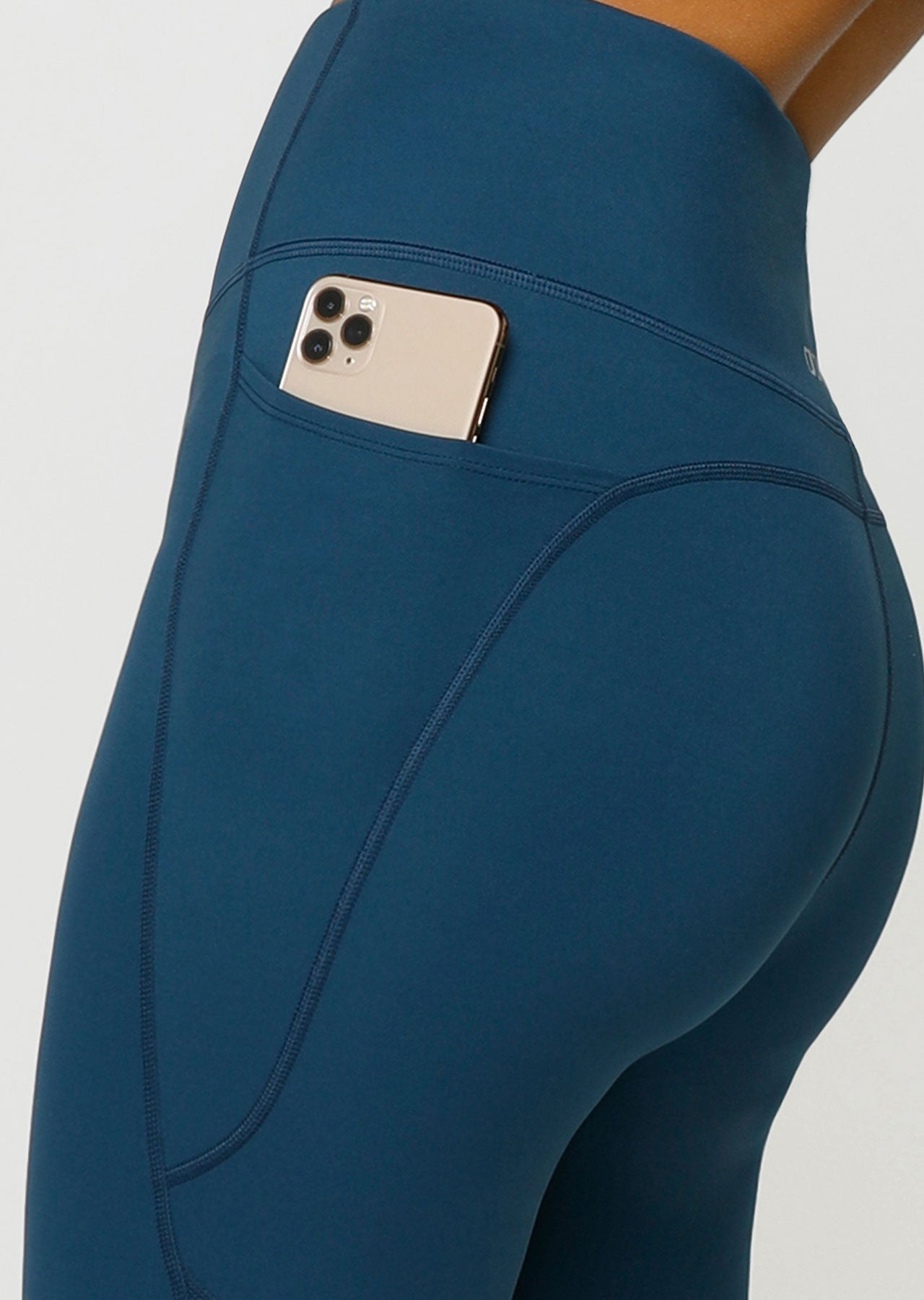 Lorna Jane Cool It Booty Support Ankle Biter Leggings - Pale Indigo