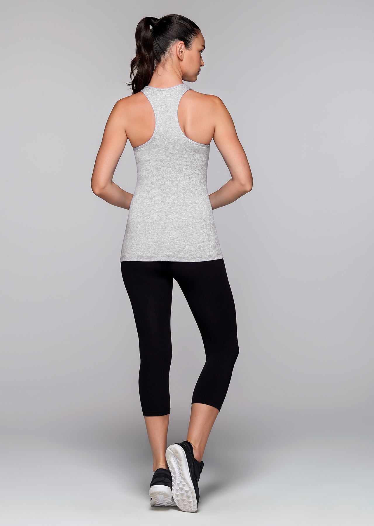 Lorna Jane Cool Off Excel Tank - Light Grey Marl
