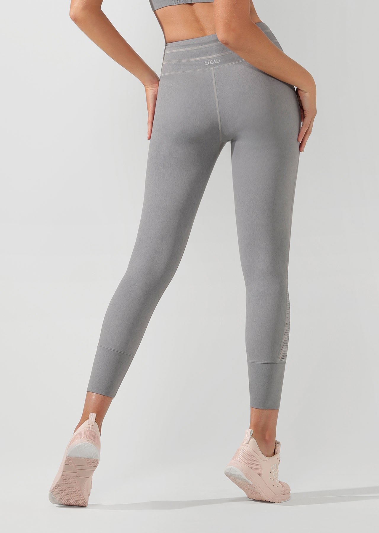 Lorna Jane Cool Touch Core Ankle Biter Tight - Nu Grey Marl