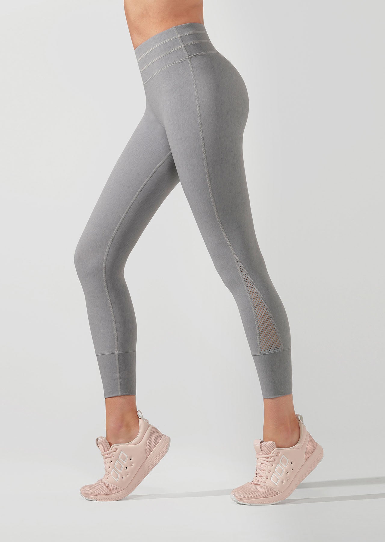 Lorna Jane Cool Touch Core Ankle Biter Tight - Nu Grey Marl