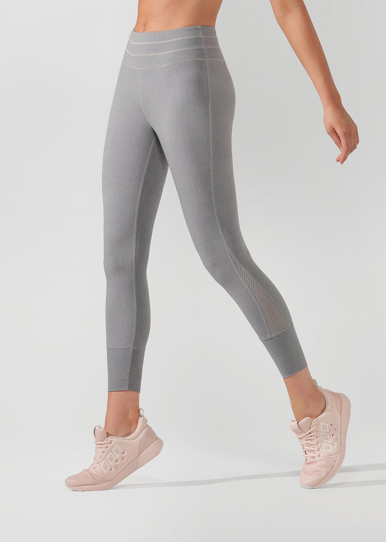 Lorna Jane Cool Touch Core Ankle Biter Tight - Nu Grey Marl