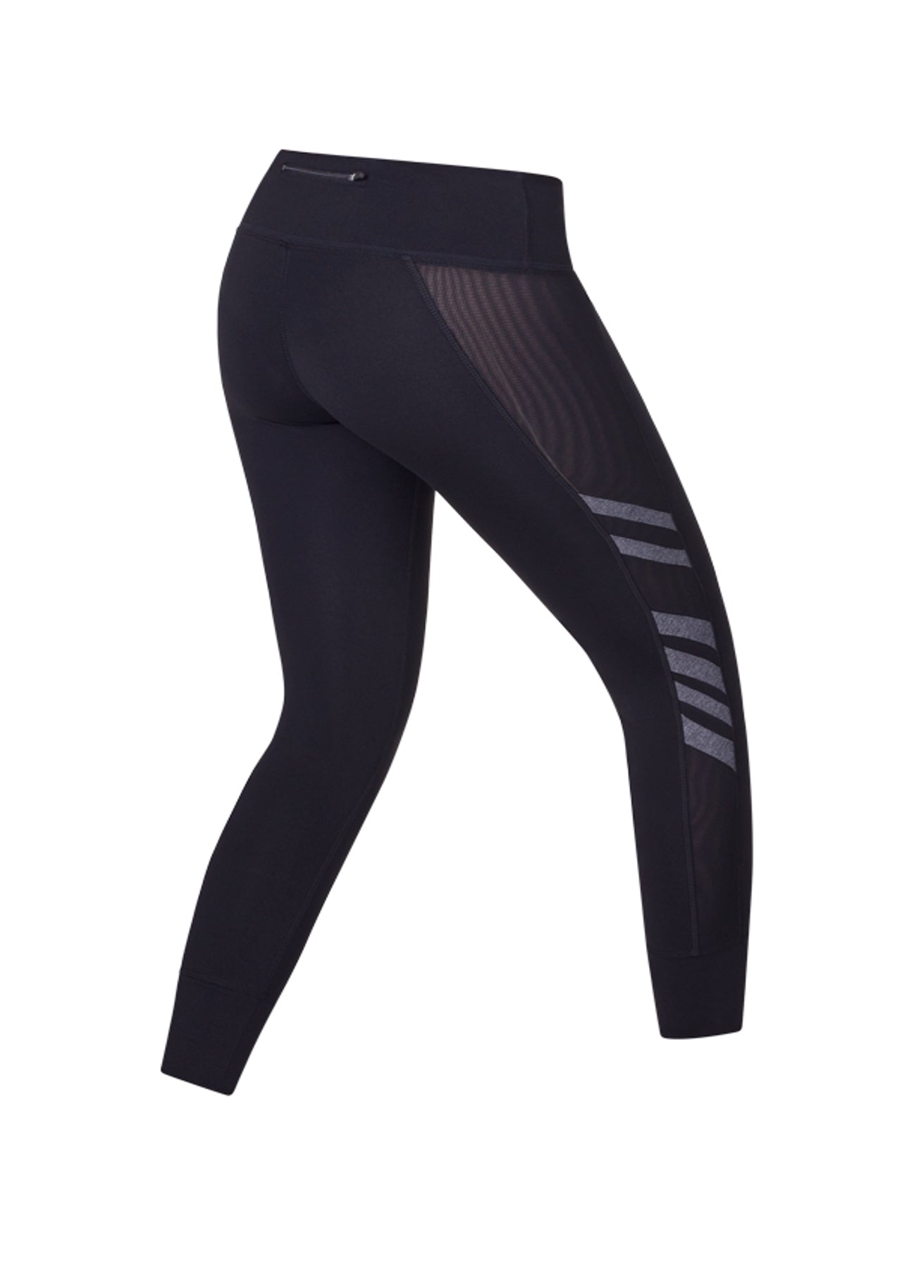 Lorna Jane Core Power Ankle Biter Tight - Black/Char Marl
