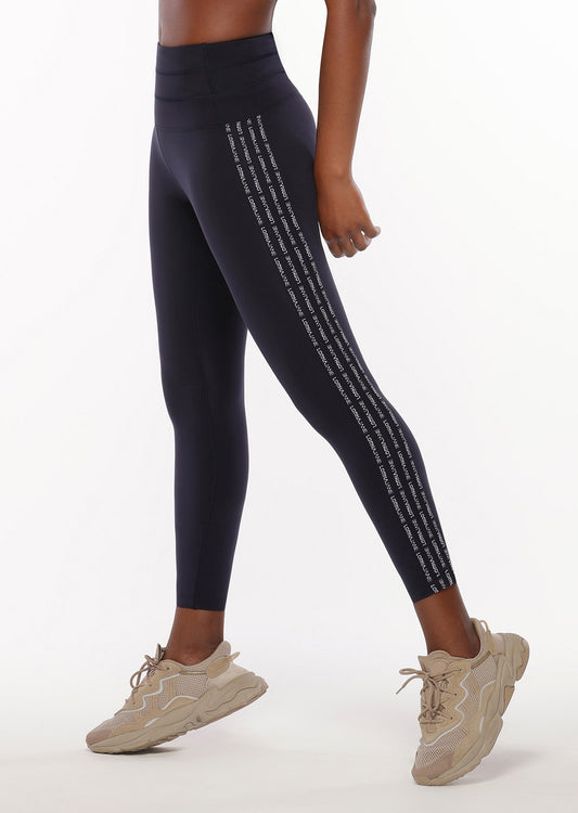 Lorna Jane Core Racer Ankle Biter Leggings - French Navy