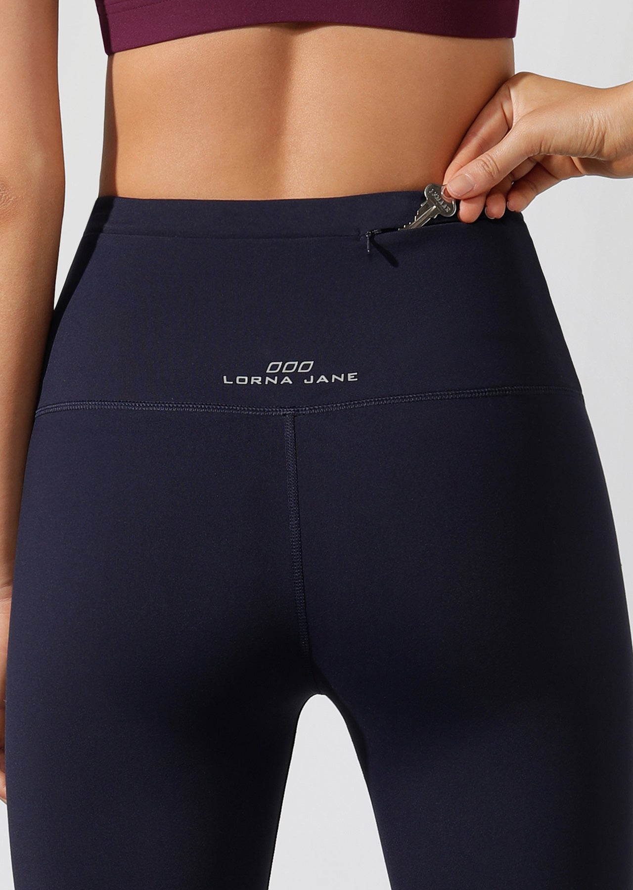 Lorna Jane Core Shaper Full Length Leggings - French Navy