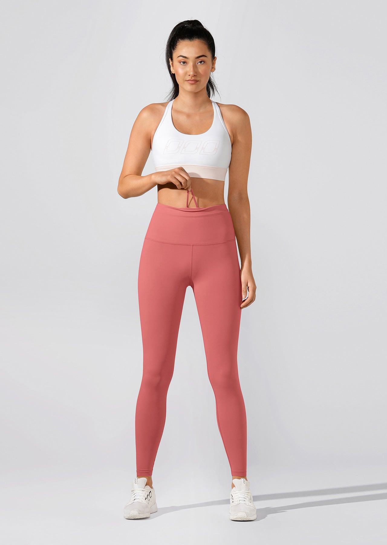 Lorna Jane Core Shaper Full Length Leggings - Quartz Pink