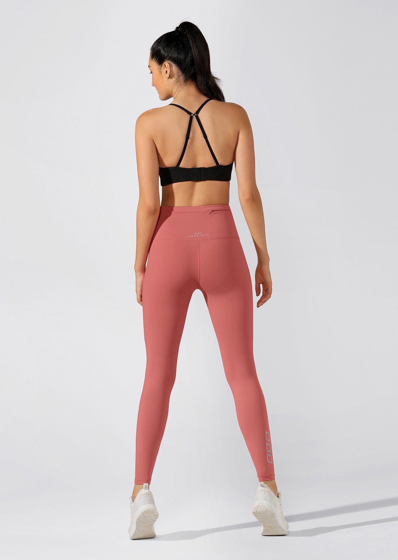 Lorna Jane Core Shaper Full Length Leggings - Quartz Pink