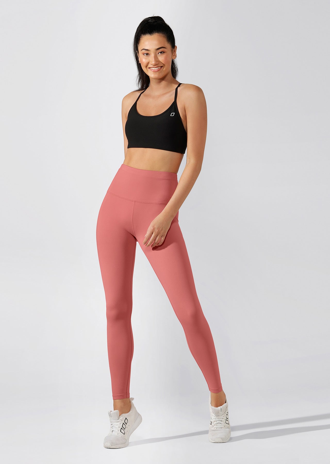 Lorna Jane Core Shaper Full Length Leggings - Quartz Pink