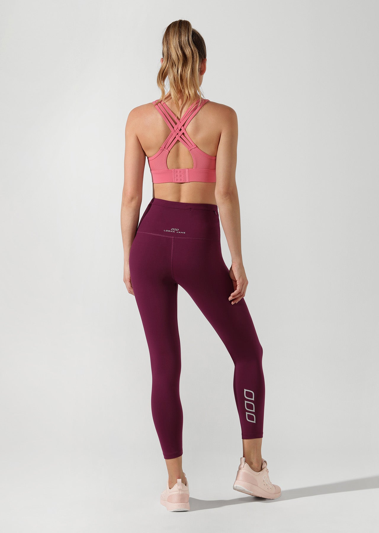 Lorna Jane Core Shaper Ankle Biter Tight - Pinot