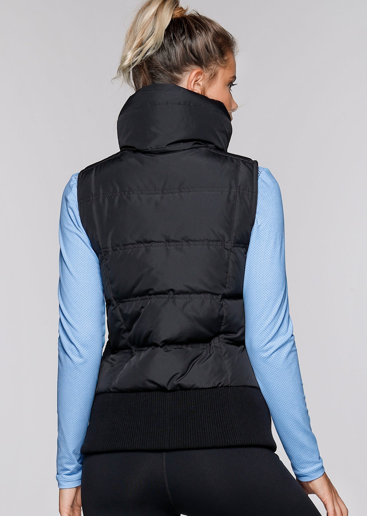 Lorna Jane Cosy Puffa Vest - Black