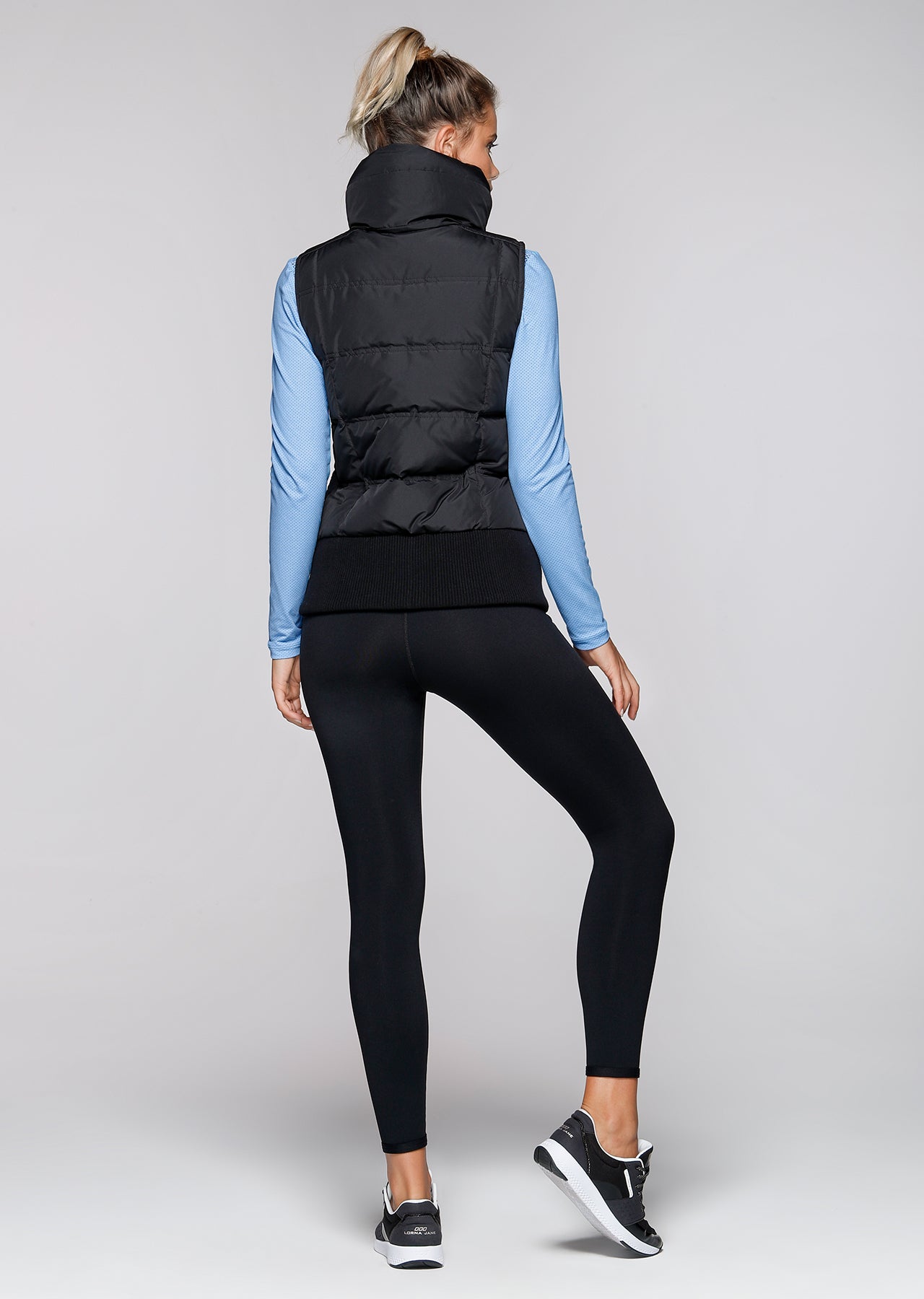 Lorna Jane Cosy Puffa Vest - Black