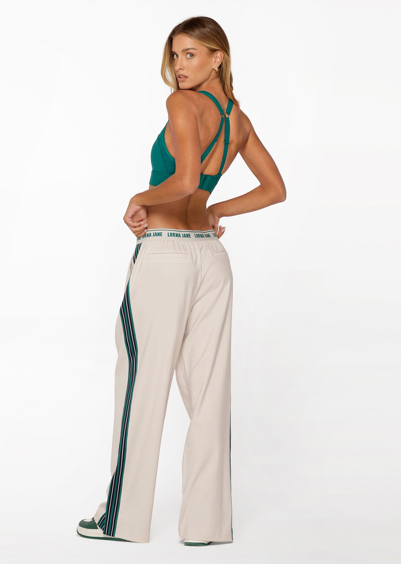 Lorna Jane Country Club Athleisure Pants - Ivory