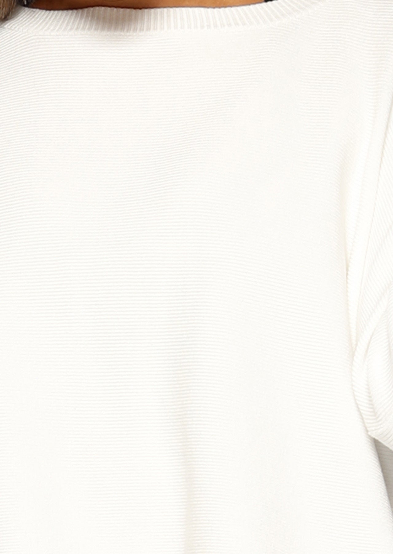 Lorna Jane Courtside Cropped Knit - White