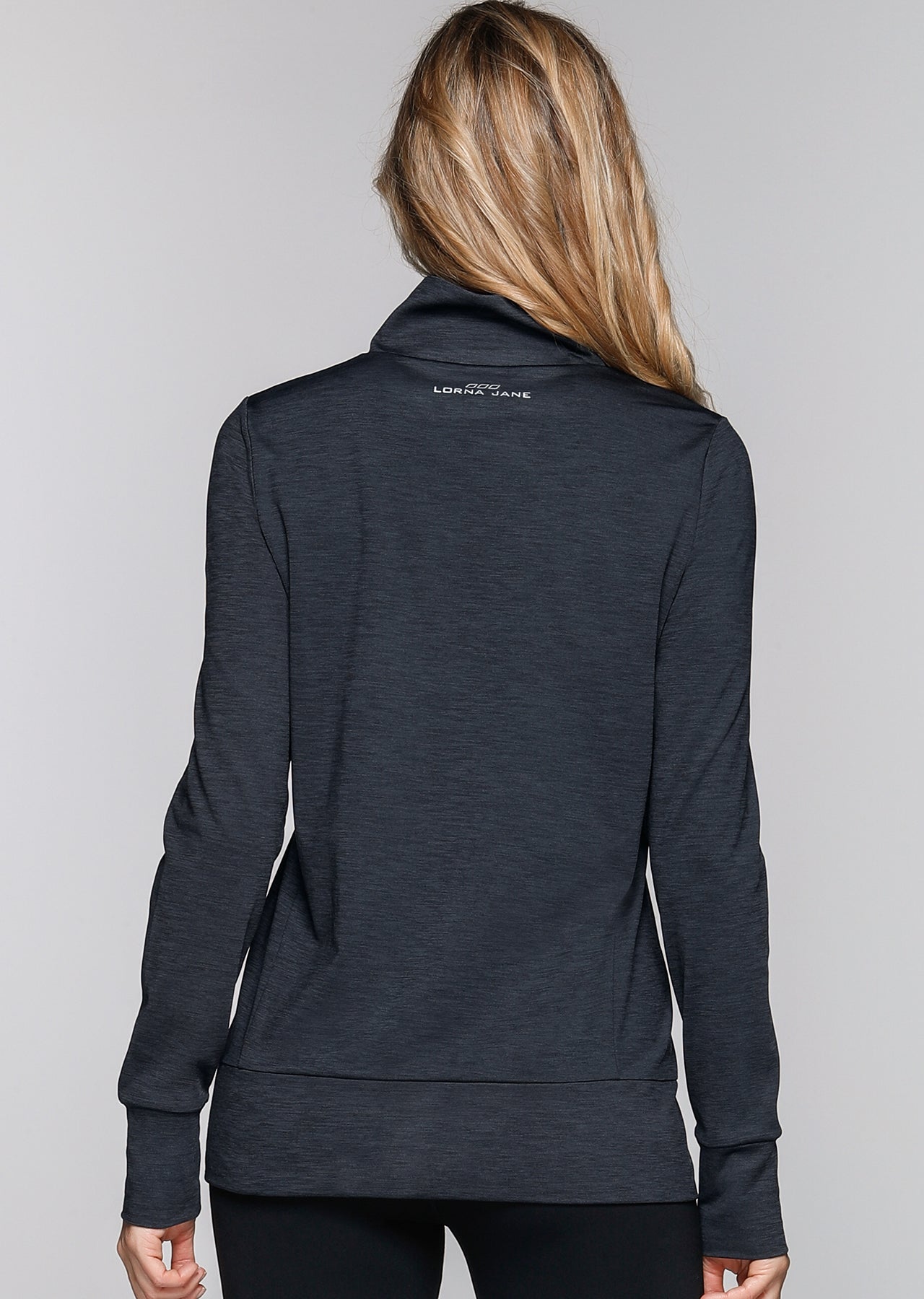 Lorna Jane Crescent Active Jacket - Black Marl