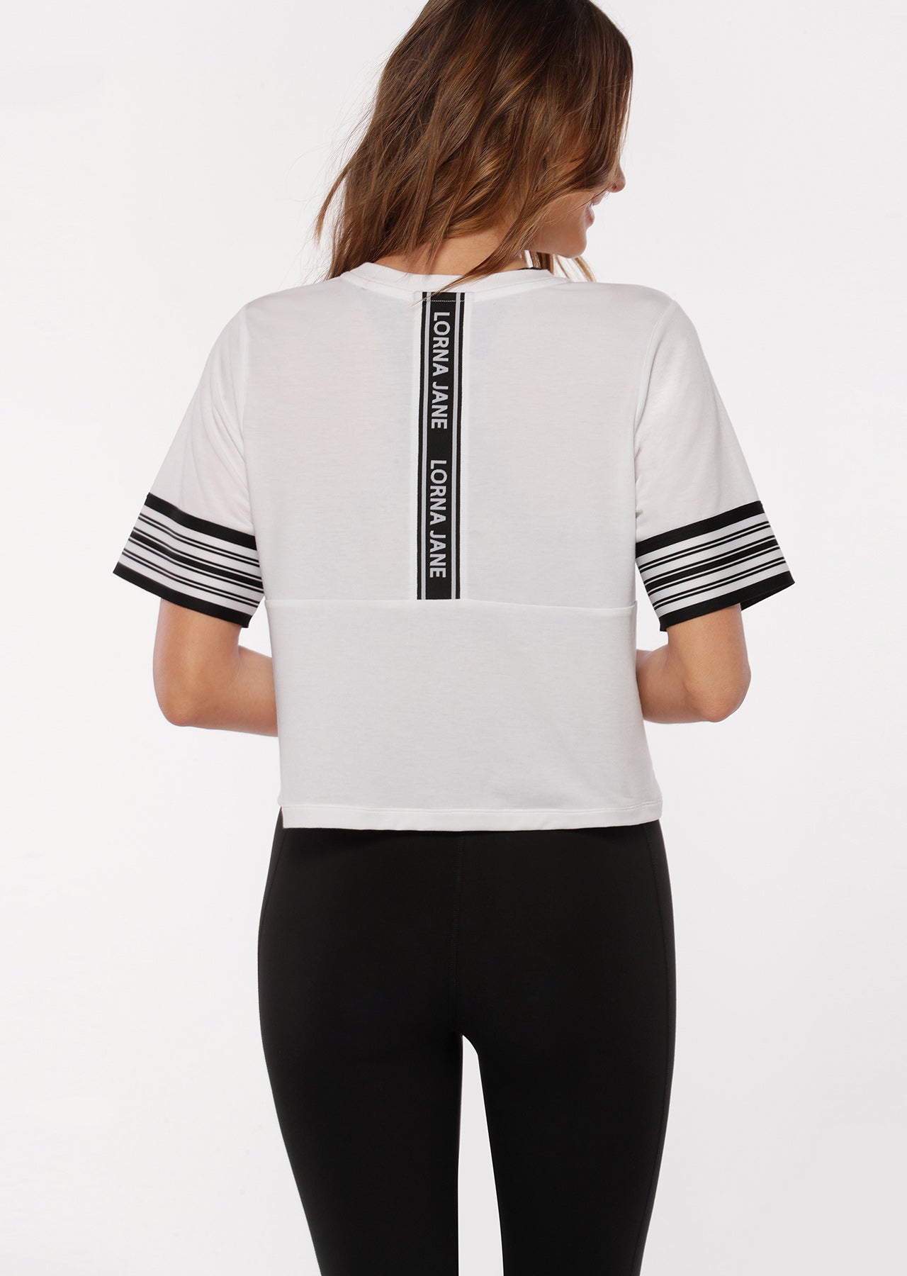 Lorna Jane Crew Neck Active Top - White