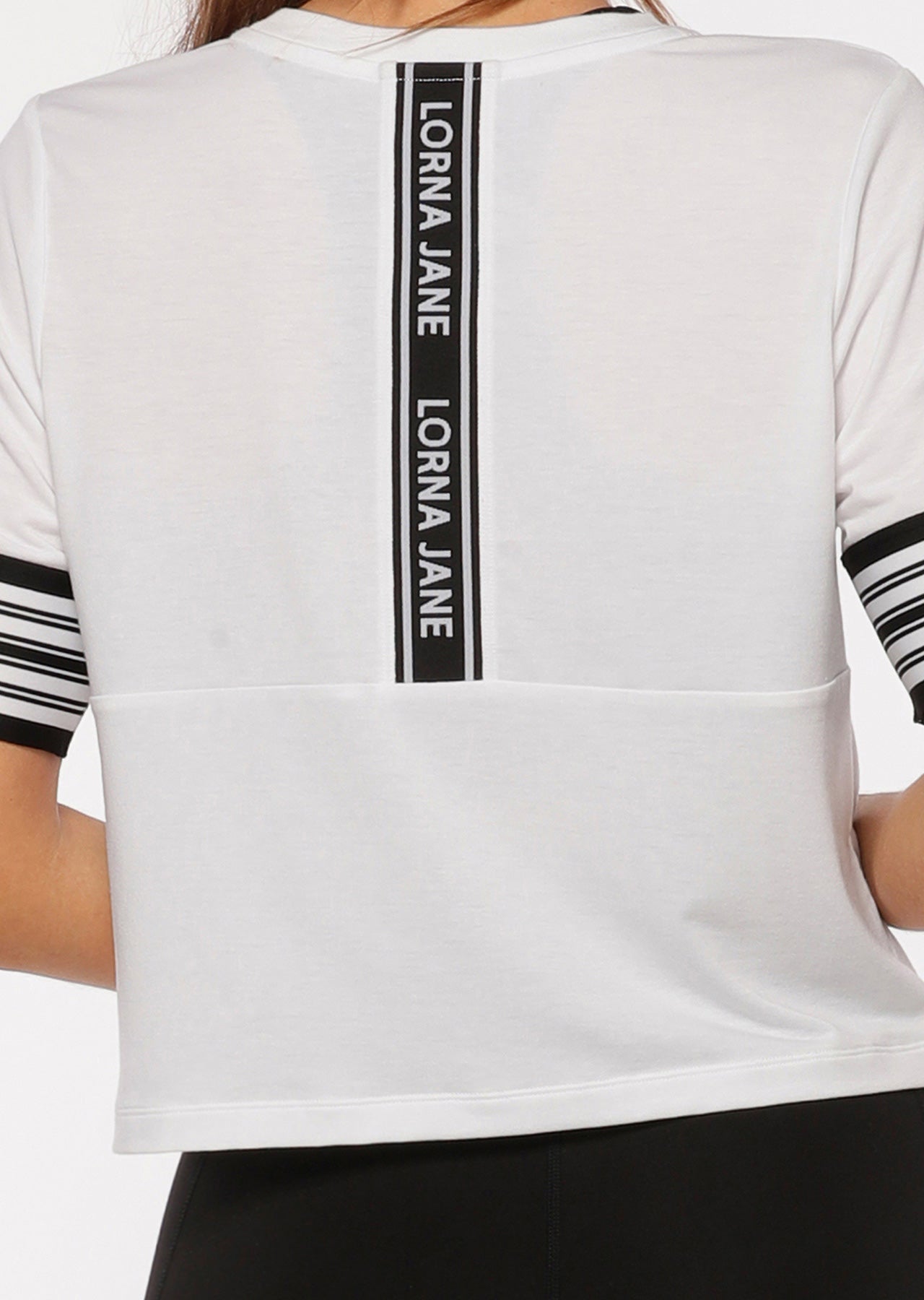 Lorna Jane Crew Neck Active Top - White