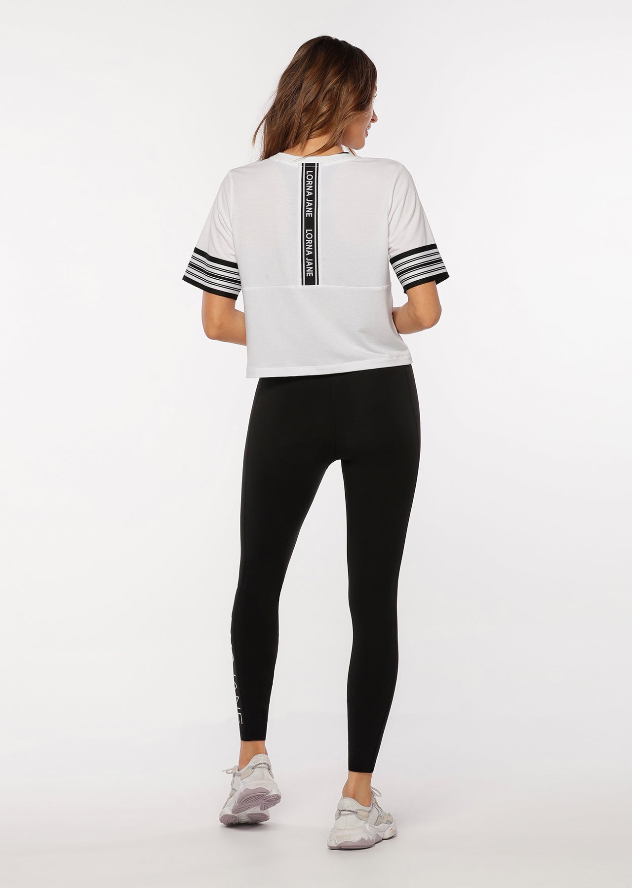 Lorna Jane Crew Neck Active Top - White