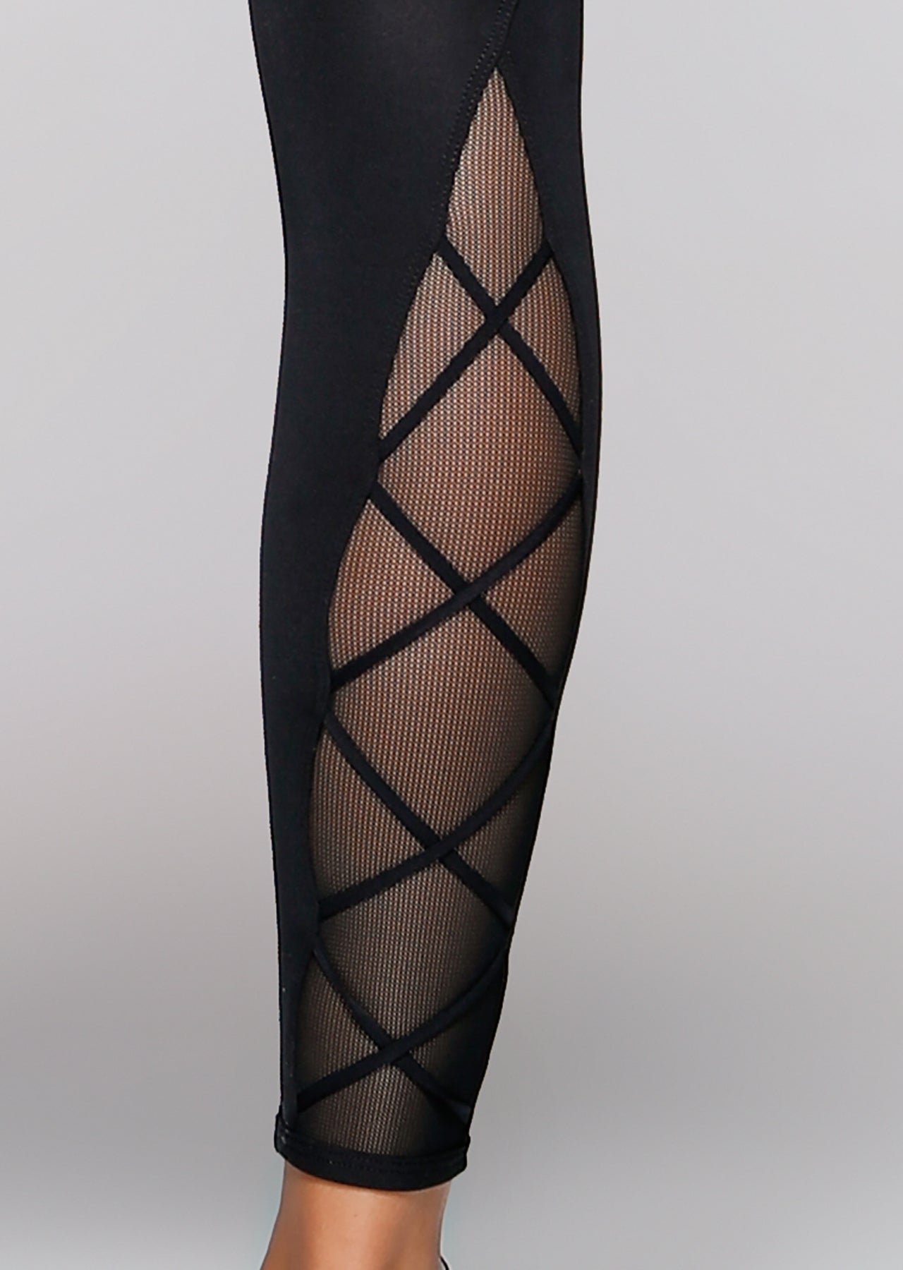 Lorna Jane Criss Cross F/L Tight - Black