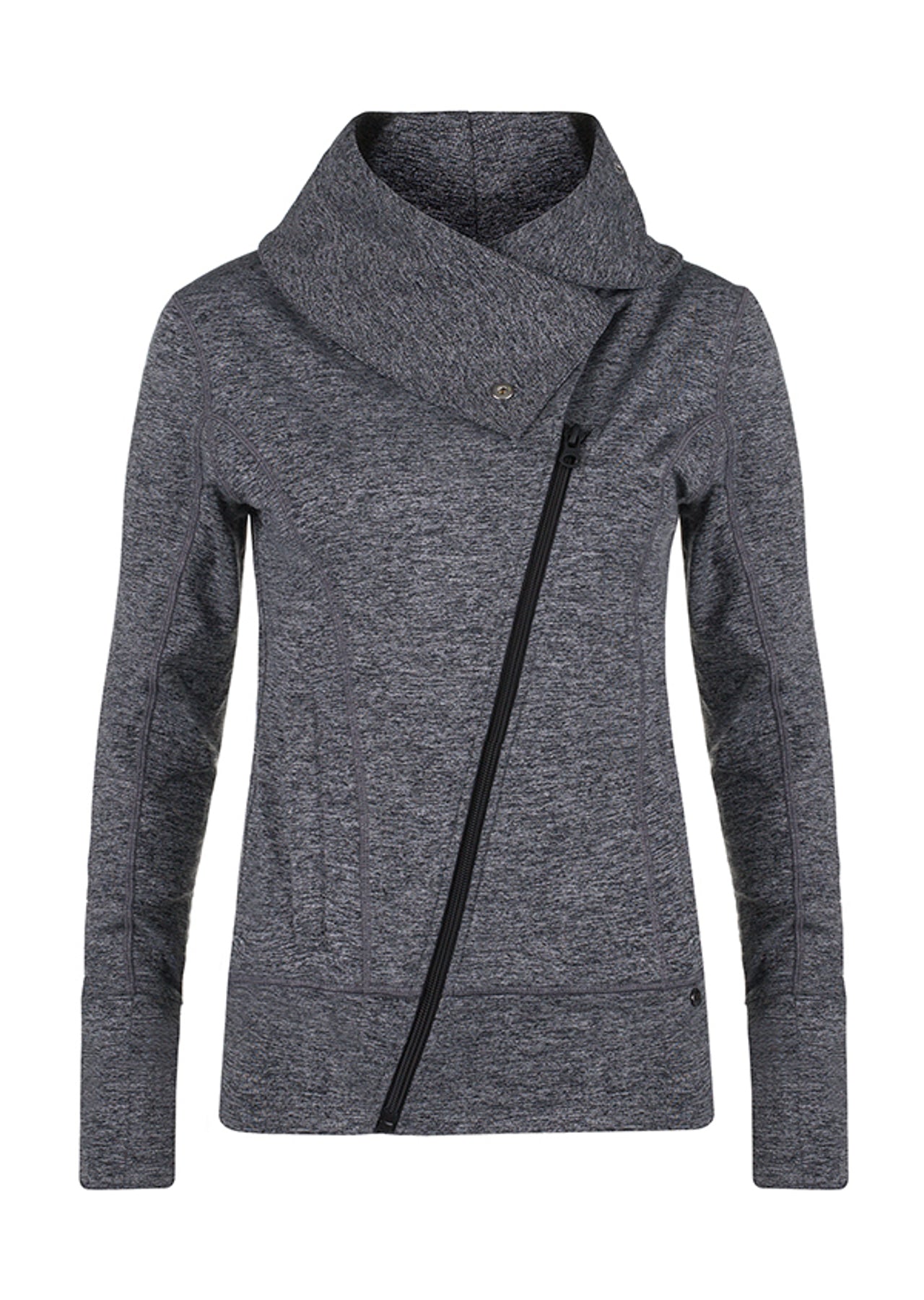 Lorna Jane Cristin Excel Zip Through - Black Marl