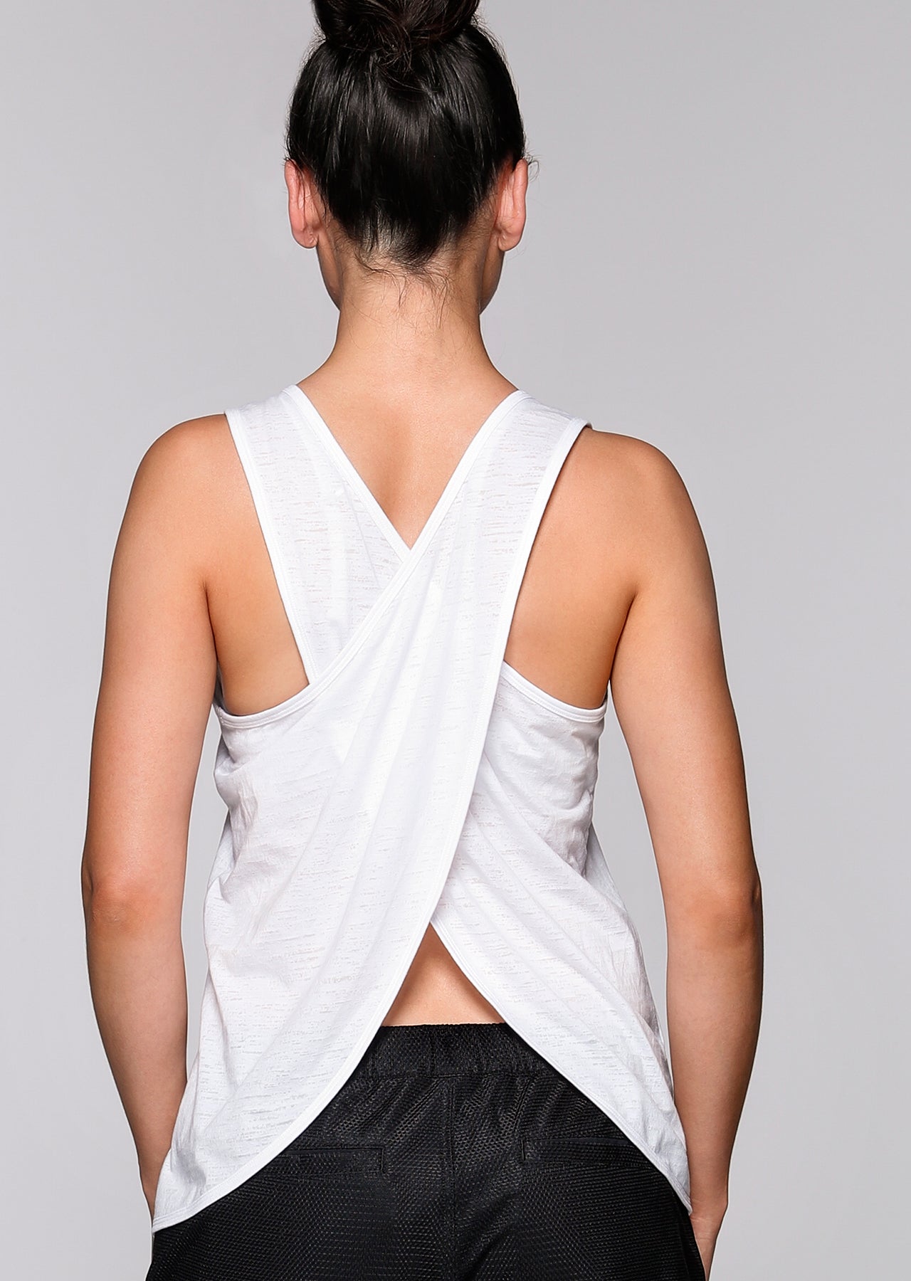 Lorna Jane Cross Over Tank - White