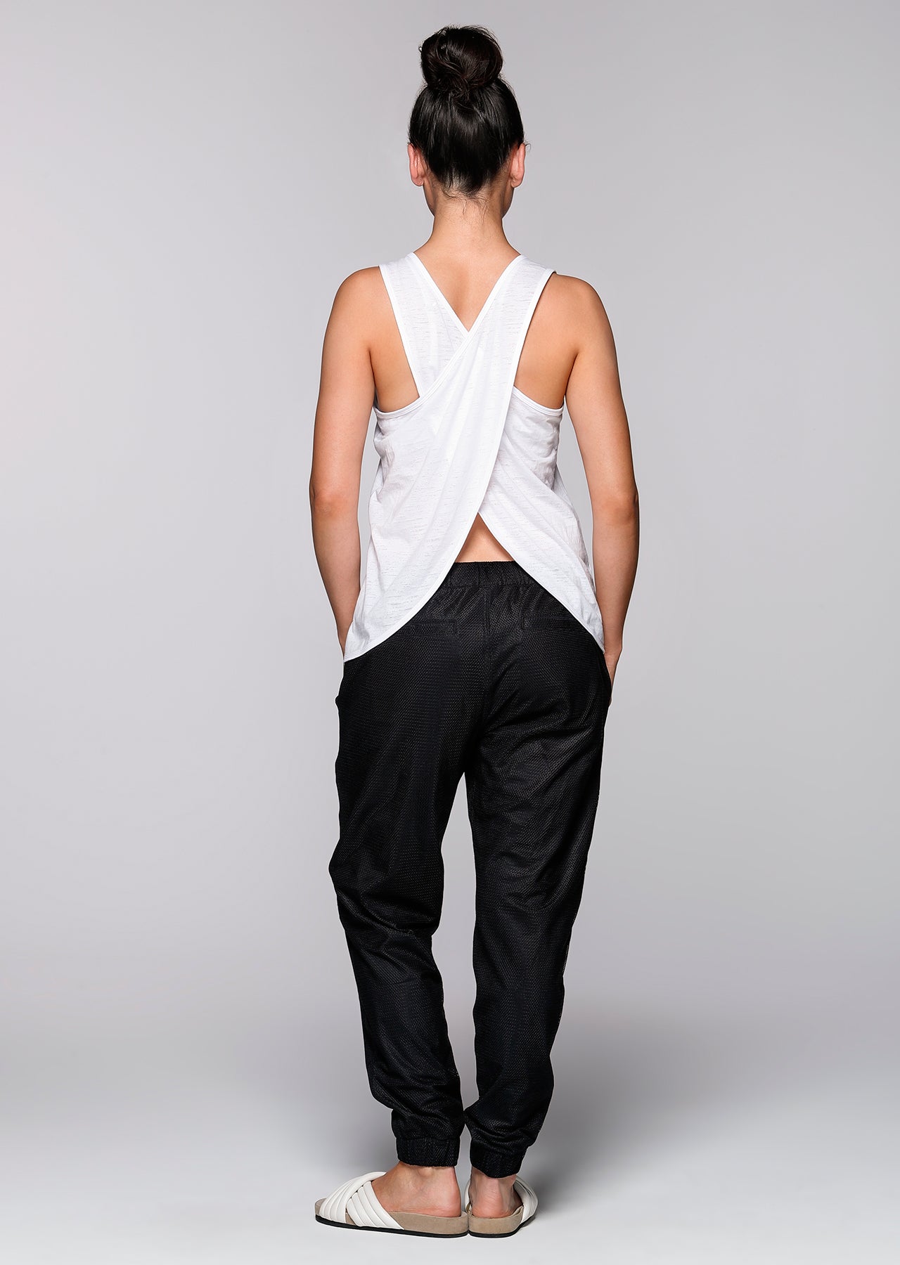 Lorna Jane Cross Over Tank - White