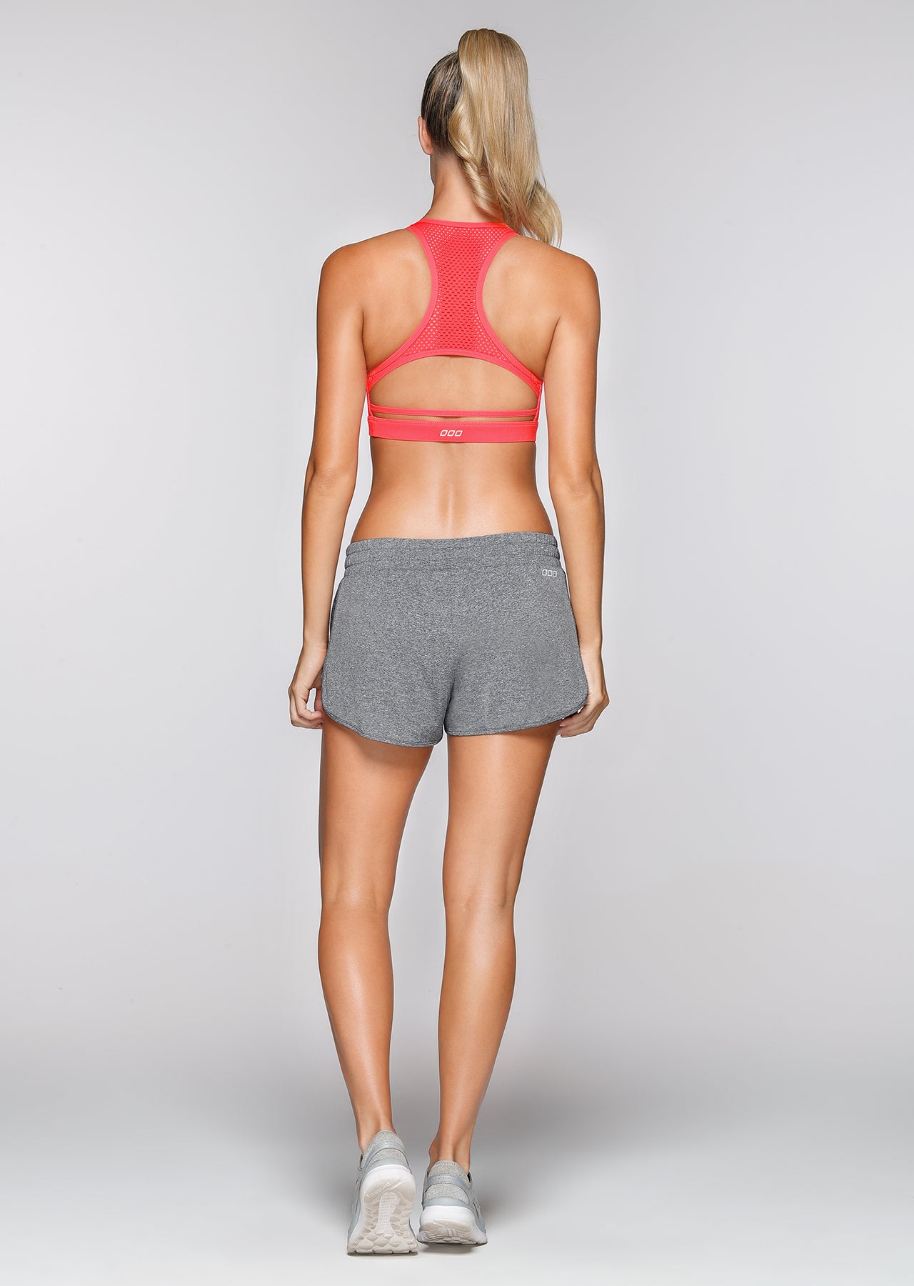 Lorna Jane Crusade Run Shorts - Vapour Marl