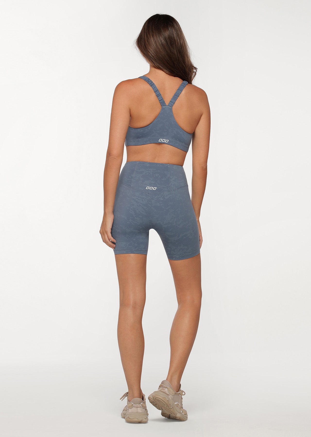 Lorna Jane Curve Defining Bike Shorts - Blue Steel