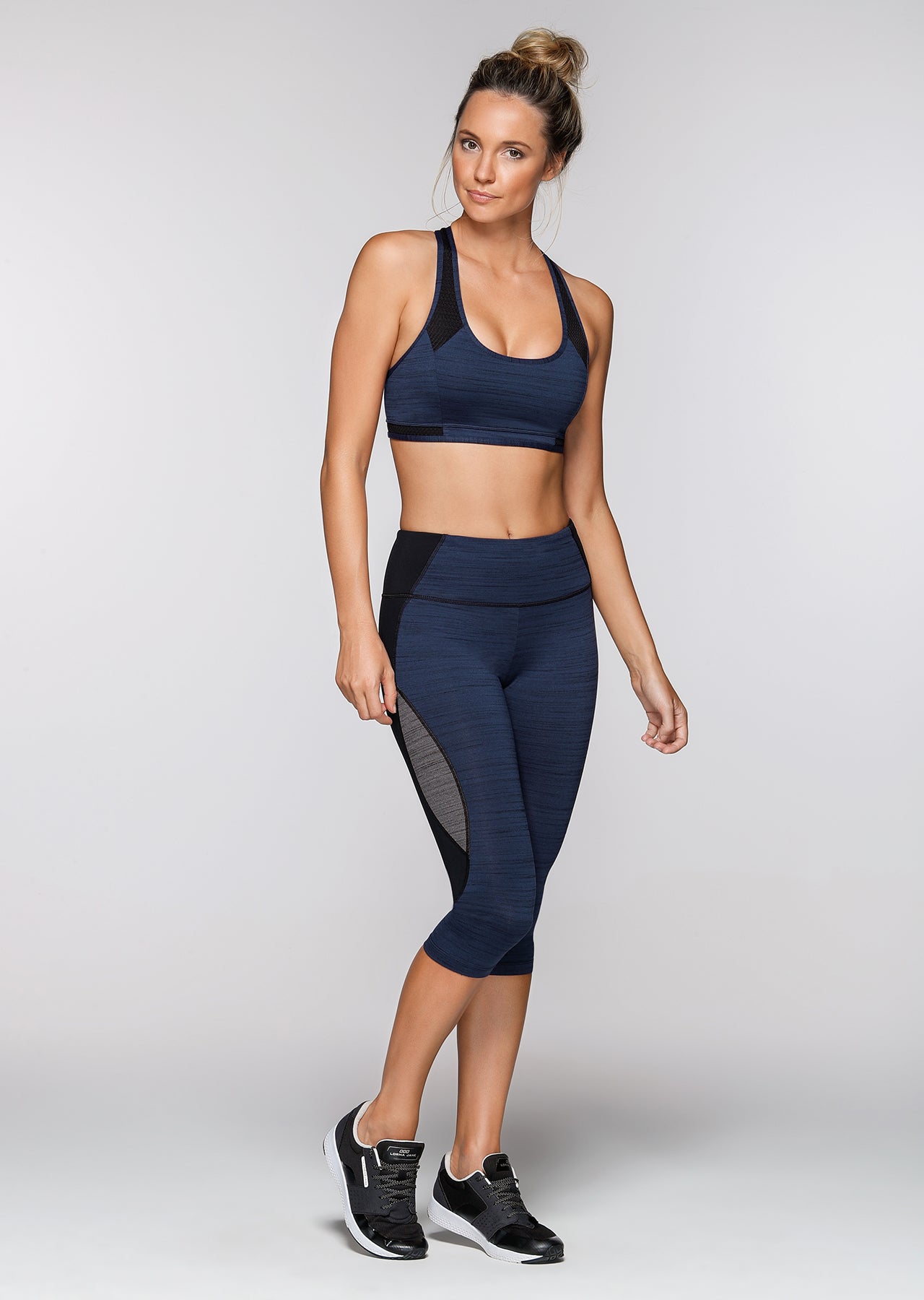 Lorna Jane Curveball Core 3/4 Tight - Marine/Black