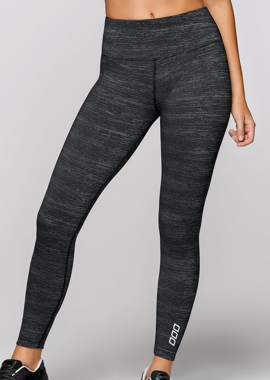 Lorna Jane Danielle Core F/L Tight - Black Marl