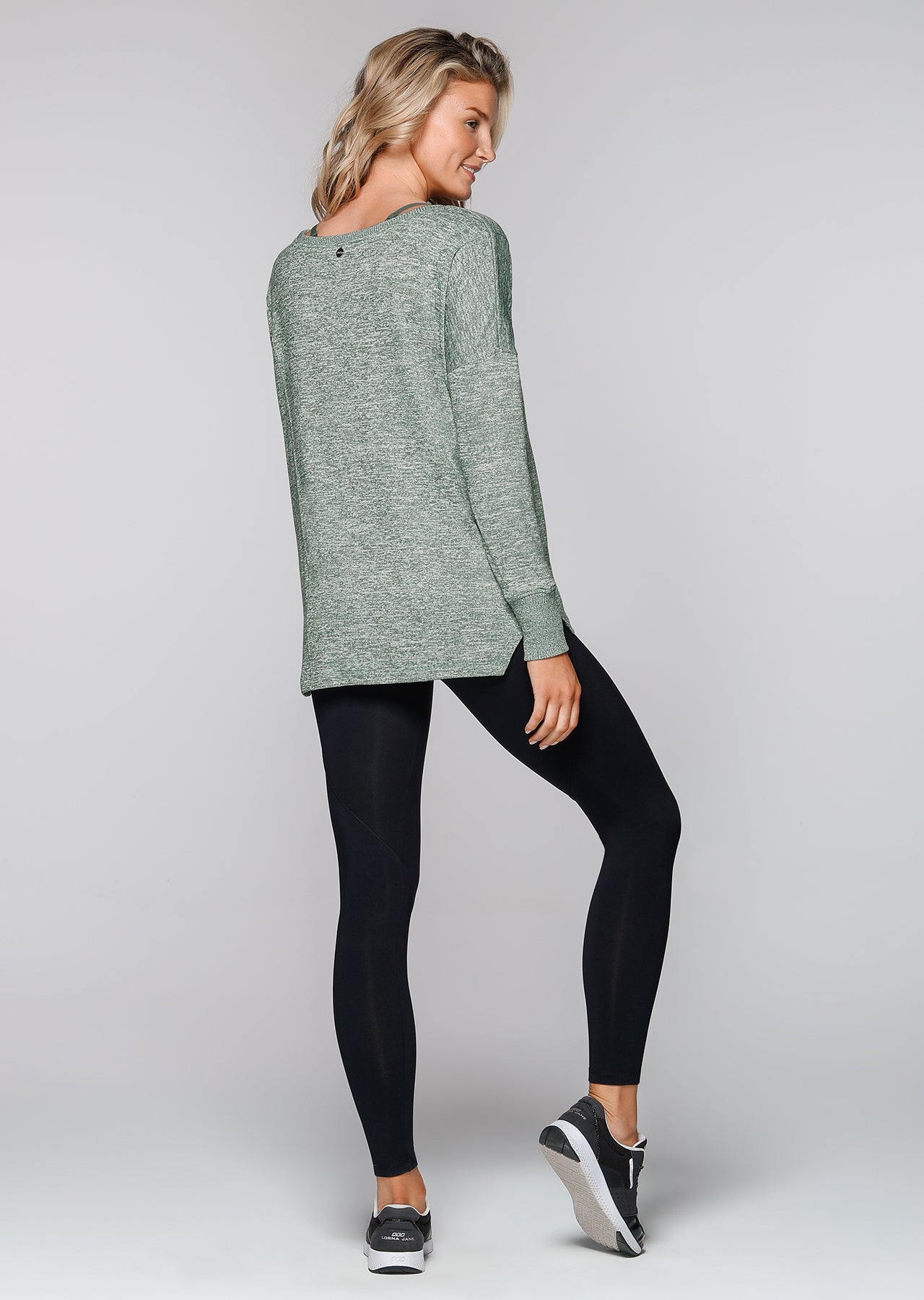 Lorna Jane Darcy L/Slv Top - Military Marl