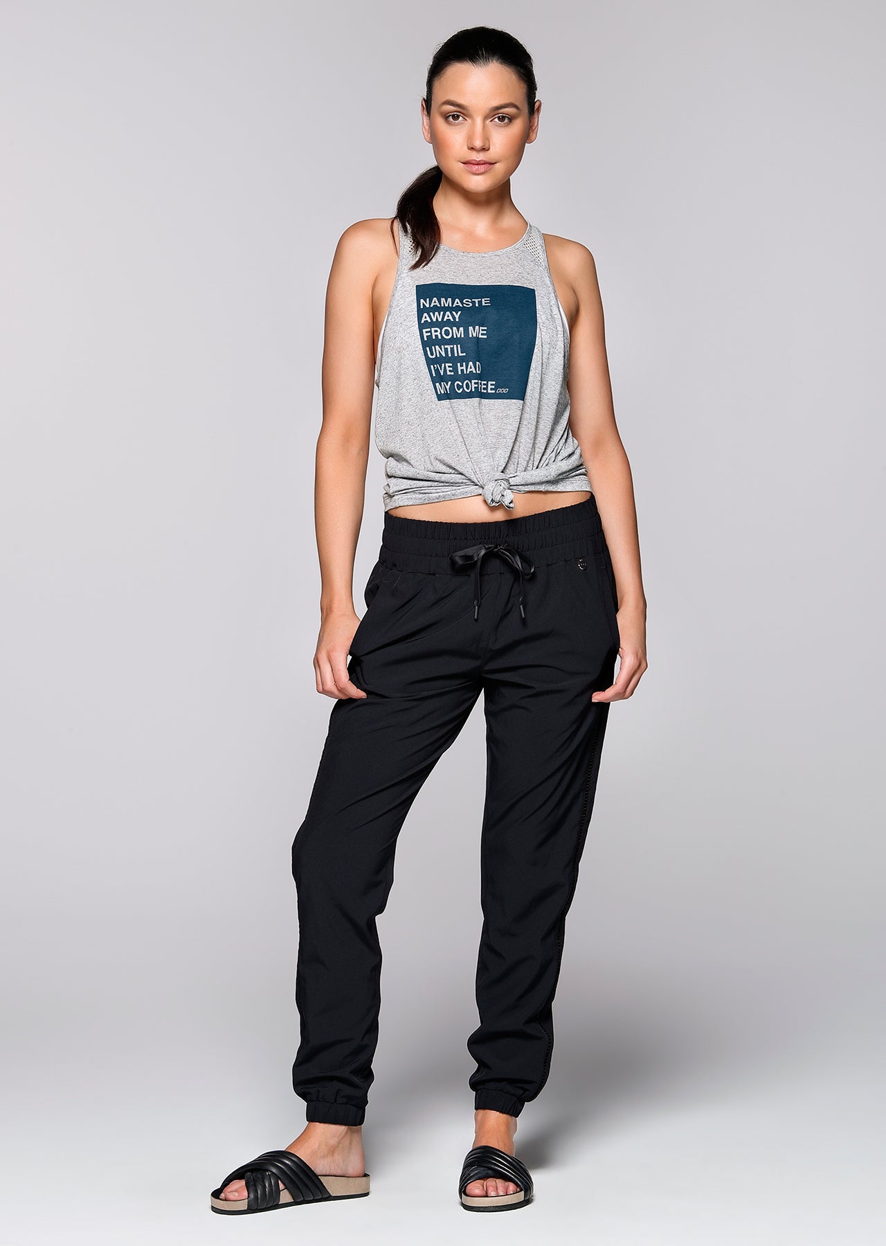 Lorna Jane Daria Active F/L Pants - Black