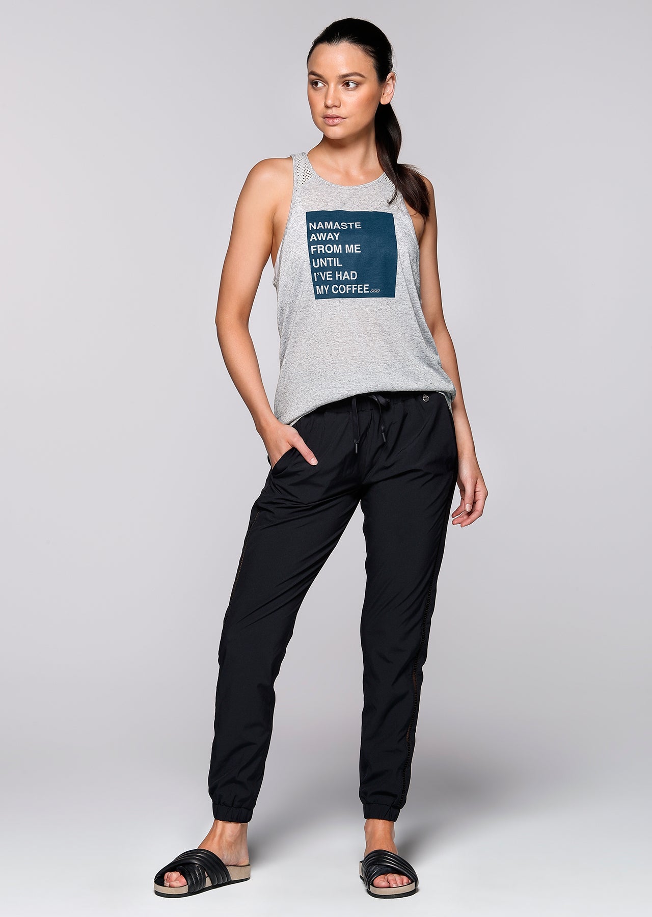 Lorna Jane Daria Active F/L Pants - Black