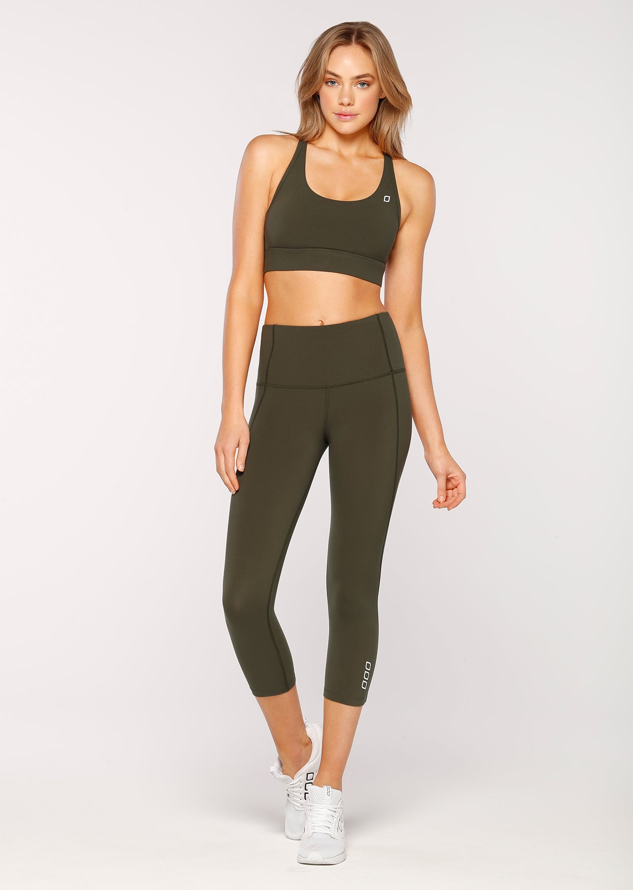 Lorna Jane Dash Core 7/8 Tight - Dark Safari