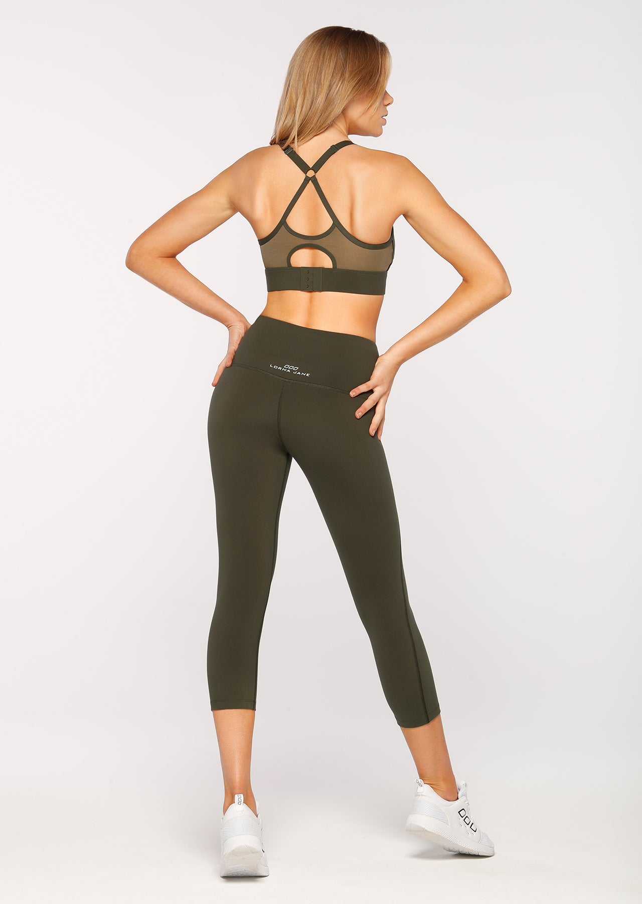 Lorna Jane Dash Core 7/8 Tight - Dark Safari