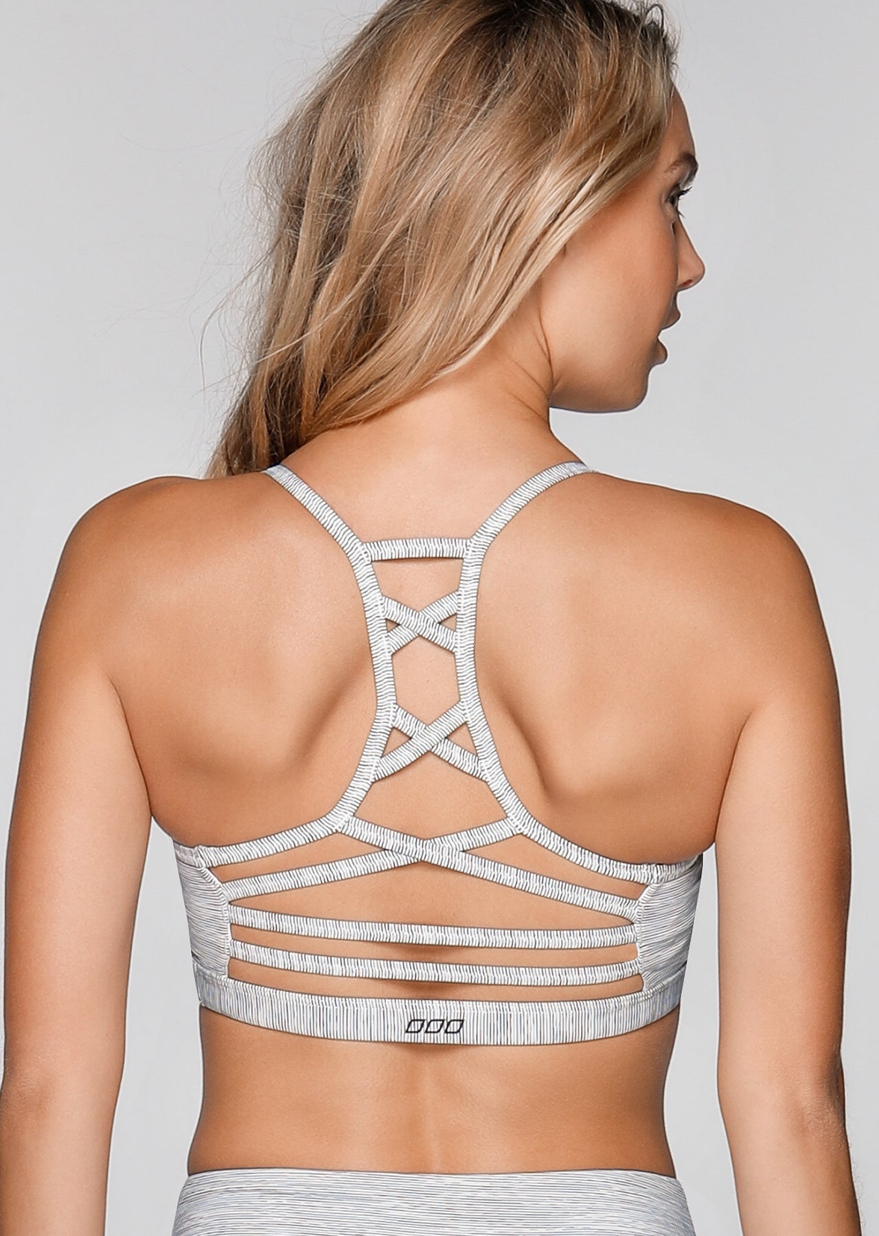 Lorna Jane Daylight Sports Bra - Mixed Grey Marl