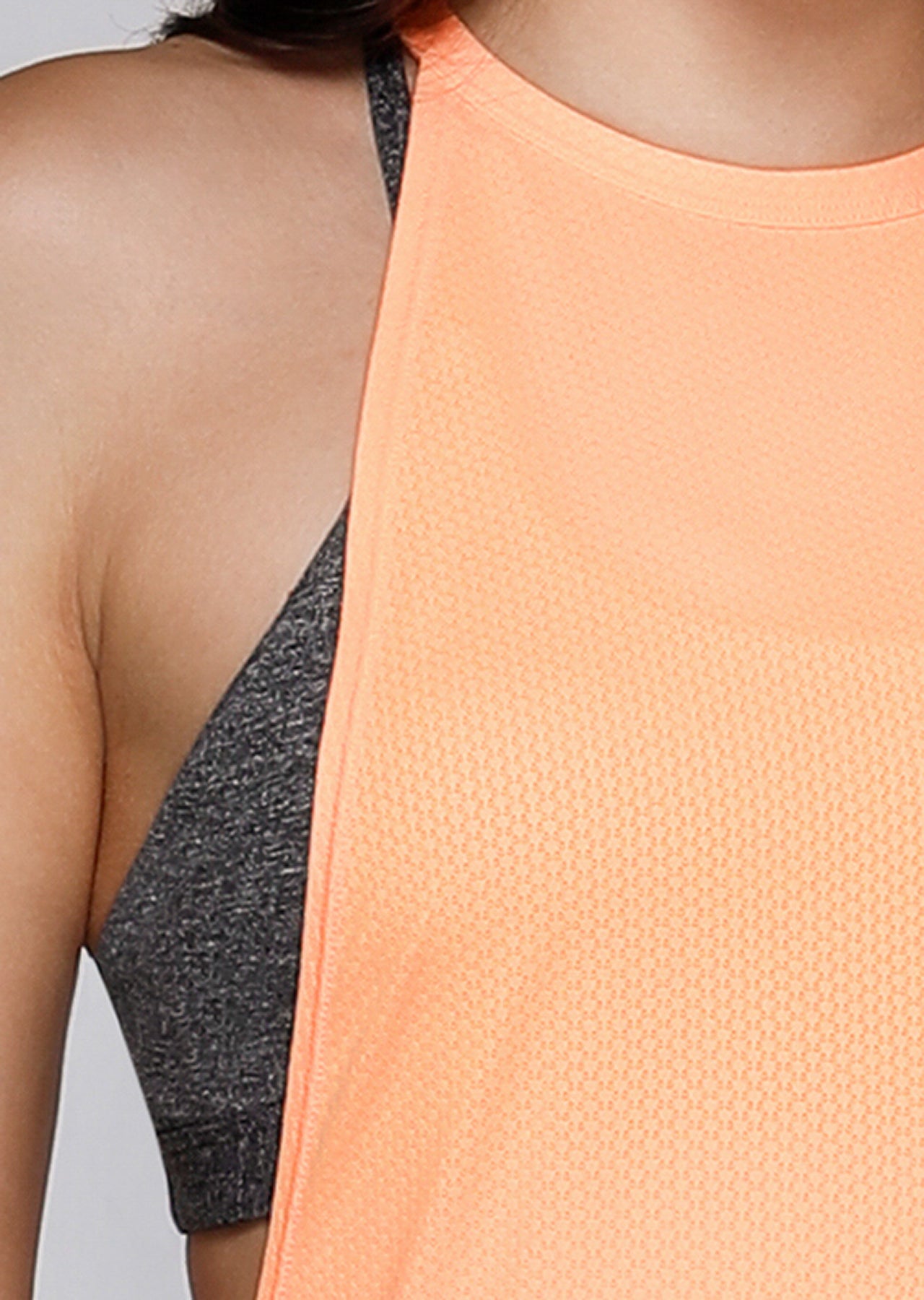 Lorna Jane Dazzle Excel Tank - Hot Apricot