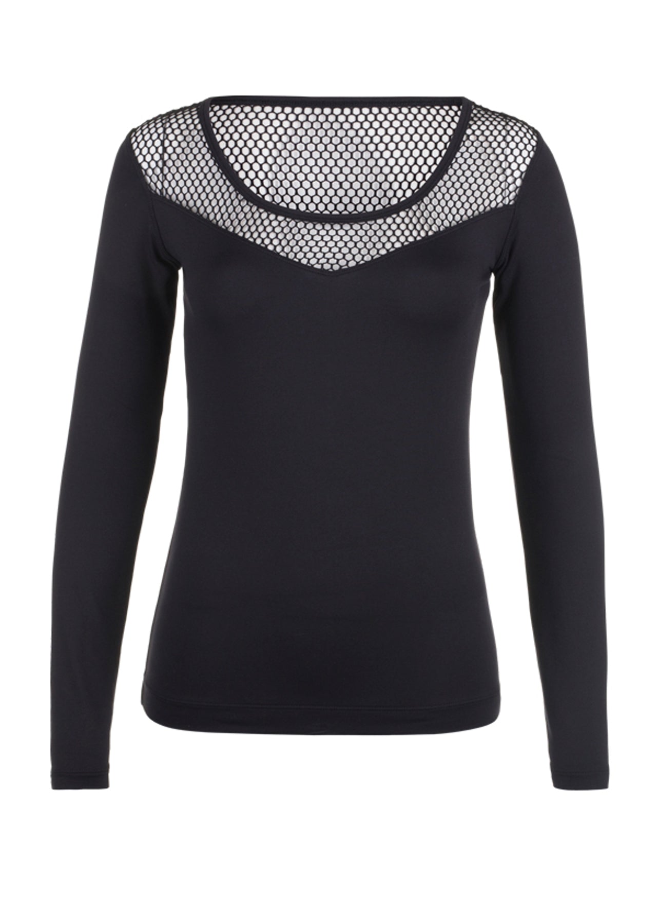 Lorna Jane Define L/Slv Active Top - Black