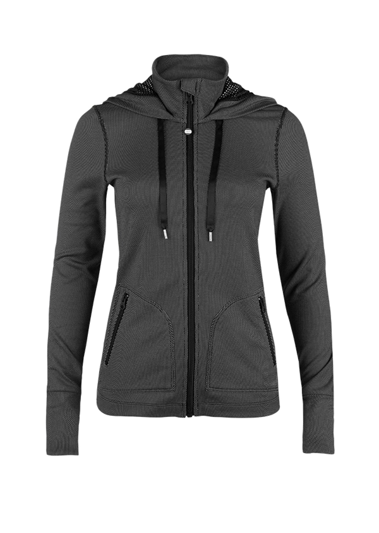 Lorna Jane Defined Excel Hoodie - Black/White