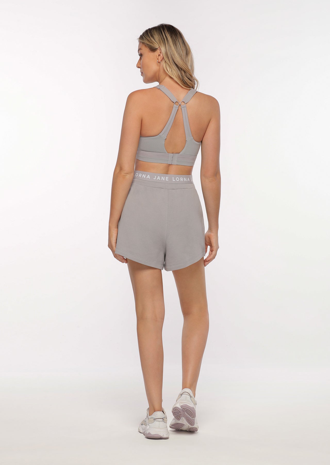 Lorna Jane Defy Bounce Sports Bra - Concrete Grey