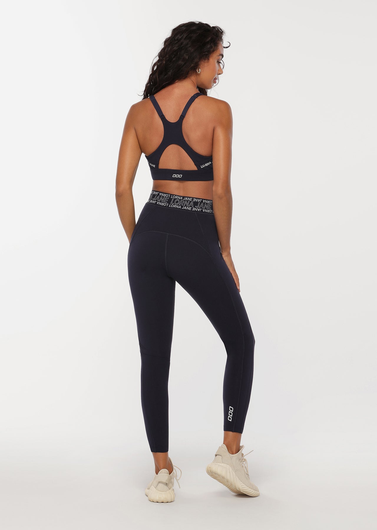 Lorna Jane Defy Gravity Recycled Sports Bra - French Navy