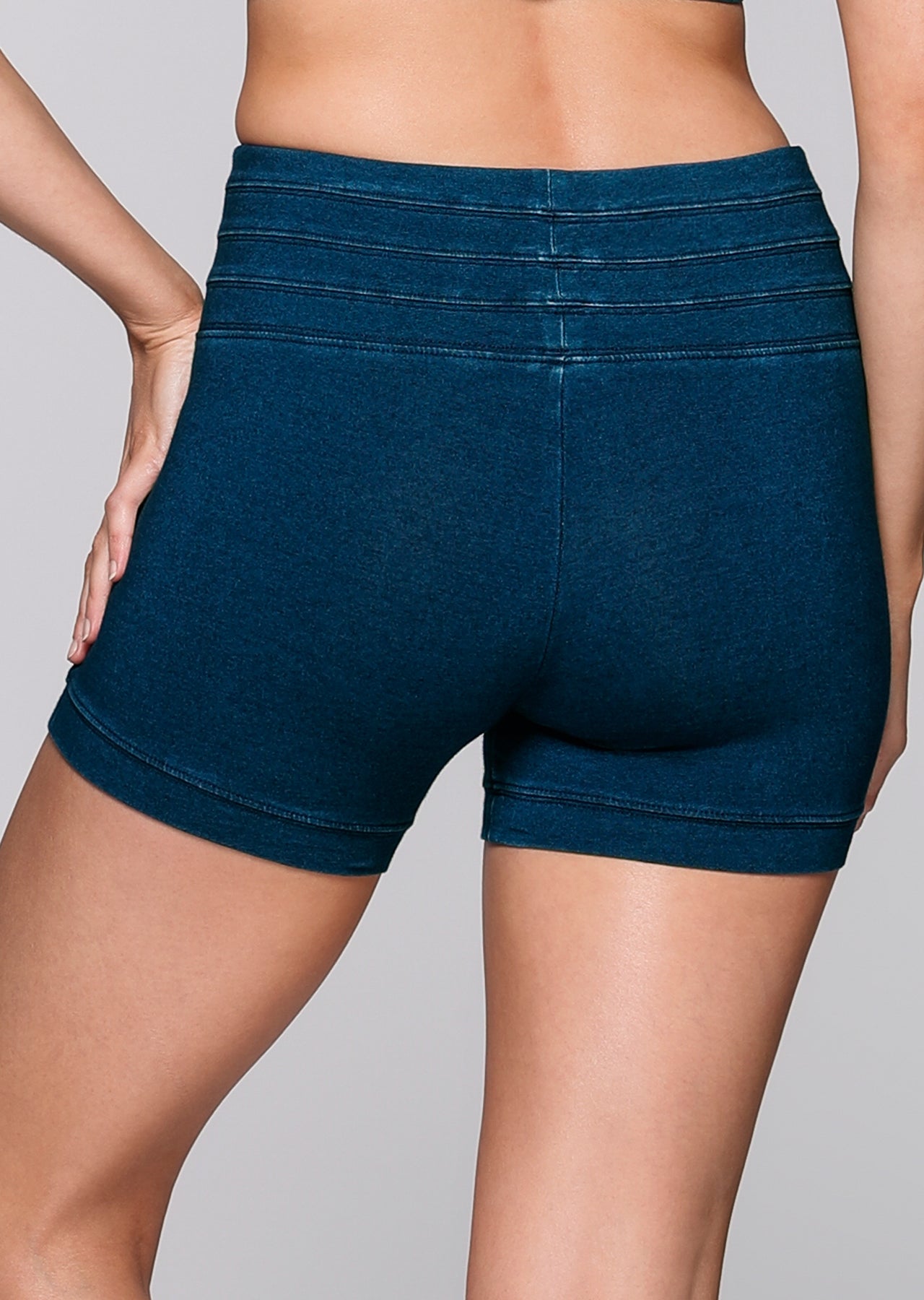 Lorna Jane Denim Diva Short Tight - Denim Blue
